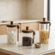 Glass Jar with Wooden Spoon 600 ml